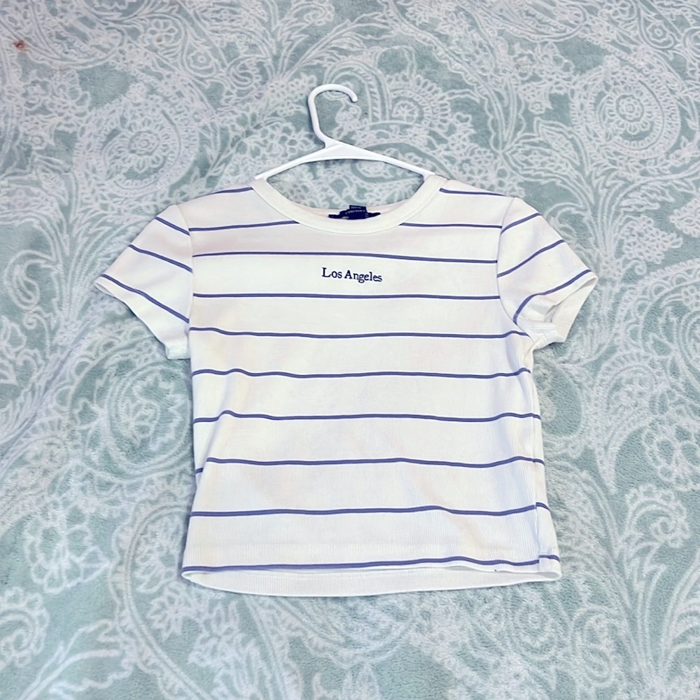 Striped Los Angeles Tee